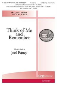 Think of Me and Remember Vocal Solo & Collections sheet music cover